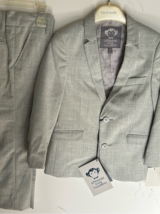 Appaman Other - Appaman Light Gray poly rayon 2 button Boy’s Suit in size 5. Flat front pant NWT